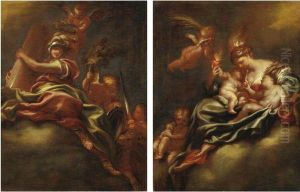 Virtu Guerriera by Gregorio de Ferrari