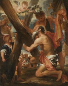 The Martyrdom Of Saint Andrew by Gregorio de Ferrari