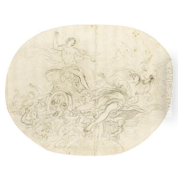 Apollo In His Chariot, Led By Aurora - view 1