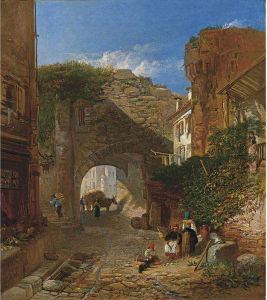 Veduta Di Verona Dietro La Chiesa Di San Giorgio Versotorricelle by James Vivien de Fleury