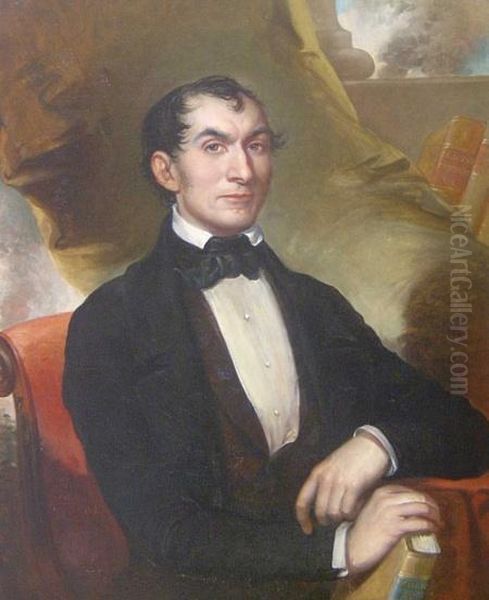 Portrait Of A Gentleman In His Library - view 1