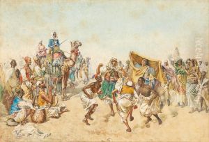 Danse Dans Le Desert. by Mariano De Franceschi