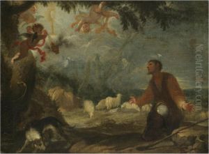 The Vision Of Saint Paschal Baylon by Juan Antonio De Frias Y Escalante
