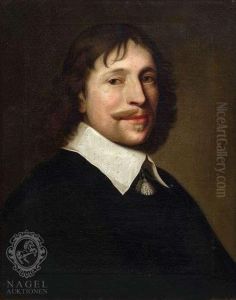 Portrait Of A Man by Wybrand Simonsz. de Geest