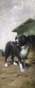 Landseer Vor Seiner Hutte.