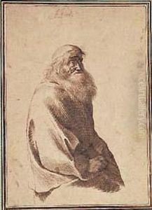 Deux Prophetes : by Andries Jacobsz. Stock