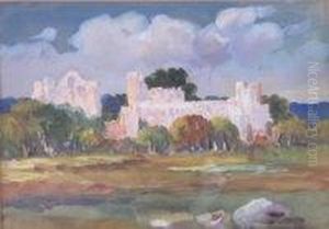 Ruined Abbey by Wilfred Gabriel De Glehn