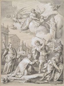 Martyrium Einer Heiligen by Giuseppe De Gobbis