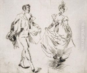 Scene De Bal by Edmond De Goncourt