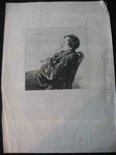 Portrait D'edmond De Goncourt - view 1