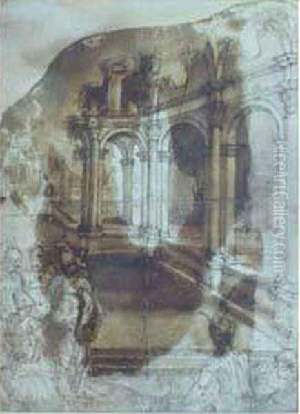 Soldats Devant Une Architecture - view 1