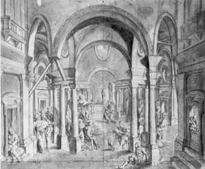 Le Christ Devant Les Docteurs De La Loi by Jean de GOURMONT