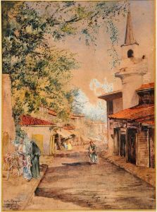 < 2 Vues De Constantinople>. by Josua de Grave