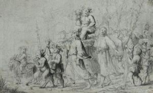 Le Cortege De Bacchus by Pieter de Grebber