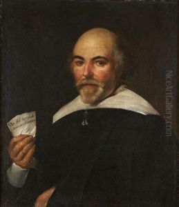 Portrait D'homme A La Lettre