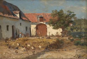 Cour De Ferme by Jean-Baptiste De Greef