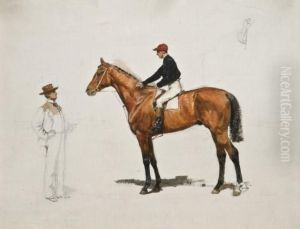 Le Baron Lupin Et Salvator, Vainqueur Du Prix Du Jockey-club Etdu Grand Prix De Paris En 1875 by Jean-Baptiste De Greef