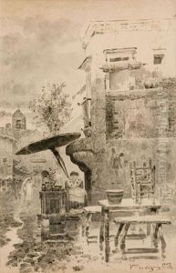 Vecchia Locandiera by Francesco De Gregorio
