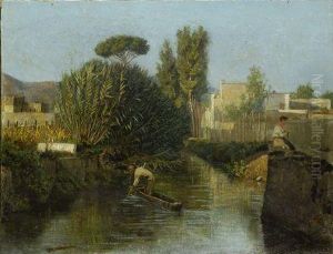 Pesca Nel Canale by Marco De Gregorio