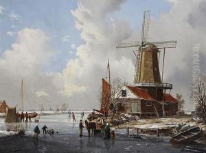 A Winter Landscape by A. J. F. De Groote