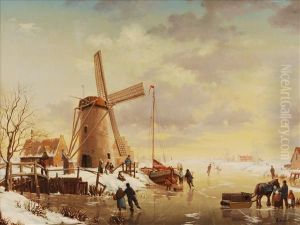 Figuresskating On A Frozen River