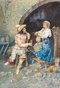 Corteggiamento by Adelchi De Grossi