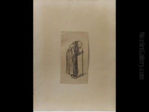 Lavieille Au Baton by Charles de Groux