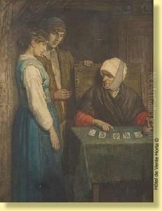 La Diseuse De Bonne Aventure by Charles de Groux
