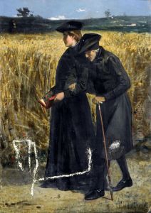 Deux Pretres by Charles de Groux