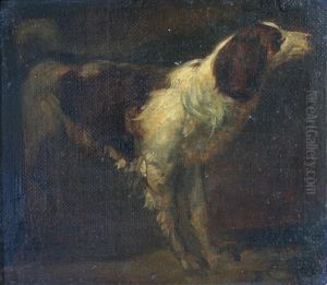 Study Of A Spaniel by Adriaen de Gryef