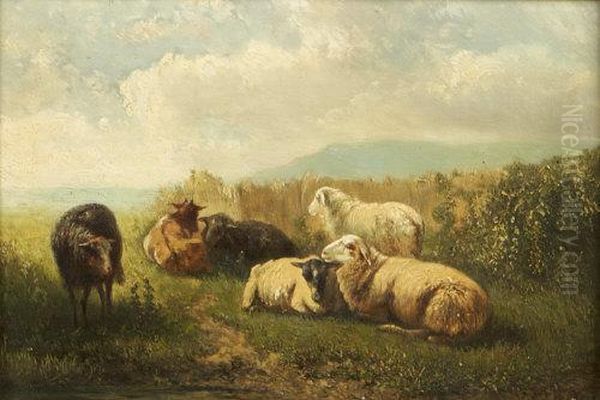 Pastoral Landscape With Sheep - view 1