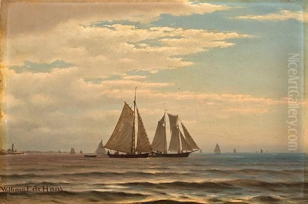 Fishermen Off Beavertail Light - view 1