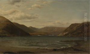 A Lake In The Mountains by William Frederick de Haas