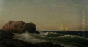 Star Island,isle Of Shoals by William Frederick de Haas