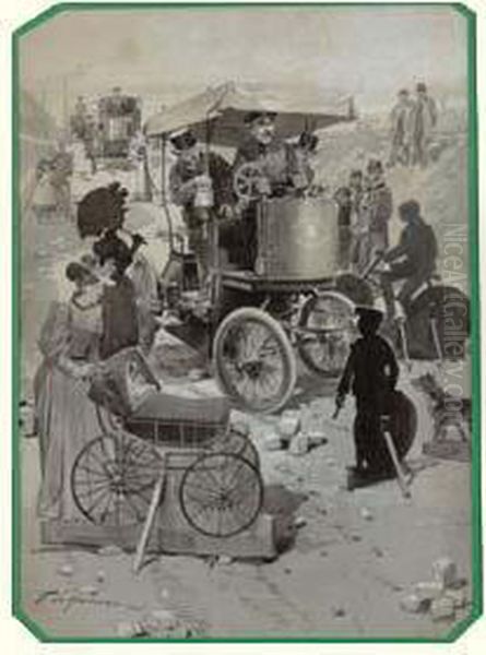Piste D'apprentissage Pour Les Conducteurs D'automobiles De La Compagnie Des Petites-voitures, Circa 1898 - view 1