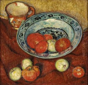 Fruchtestilleben. by Adolf De Haer