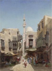 Arab Market by Godefroy de Hagemann