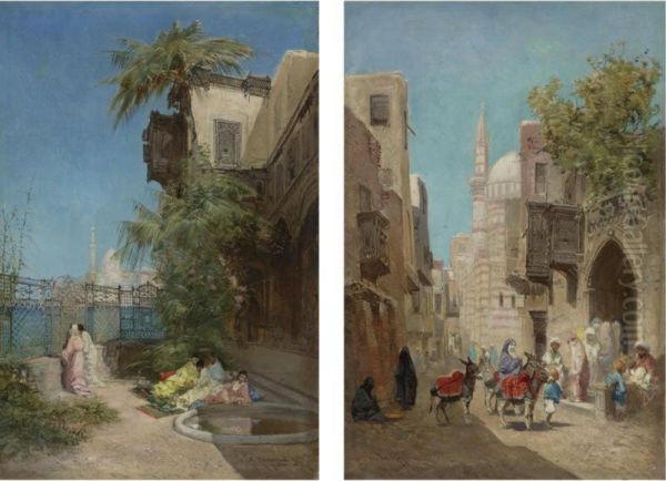 The Harem And Outside The Mosque: Two Works - view 1