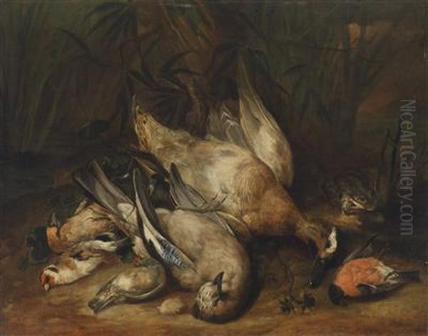 A Hunting Still Life With Shot Wildfowl - view 1