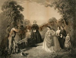 Burial At Latane by William De Hartburn Washington
