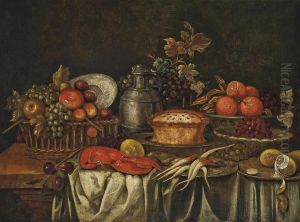 Plums And Fruit In A Basket