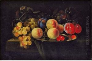 Nature Morte Aux Fruits by David Cornelisz. de Heem