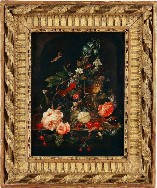 Still Life With Roses, Sherries, Goblets And Cups - view 1