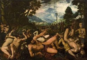 < Moise Et Les Serpents D'airain >.