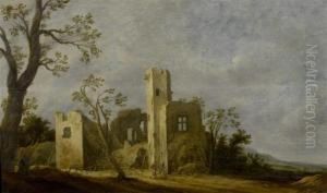 Landscape With Ruins by Charles-Cornelisz de Hooch
