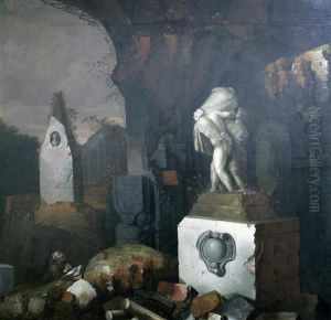 Vanitas Landscape by Charles Cornelius De Hooch