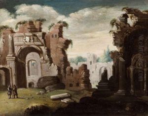 Paesaggio Con Rovine E Figure