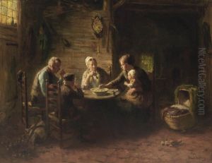 Dinner Time by Bernard Johann De Hoog