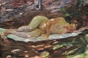 Nude Reclining In A Landscape Nude Reclining In A Landscape