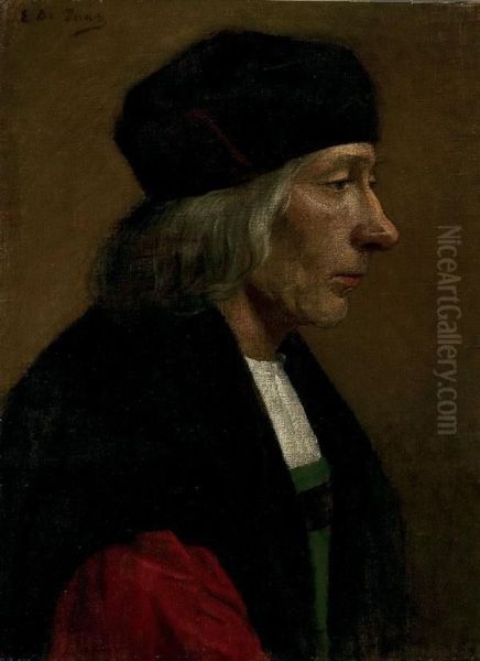 Portrait Of A Man In Profile - view 1
